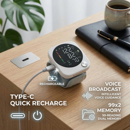 Wrist Blood Pressure Monitor 2.0