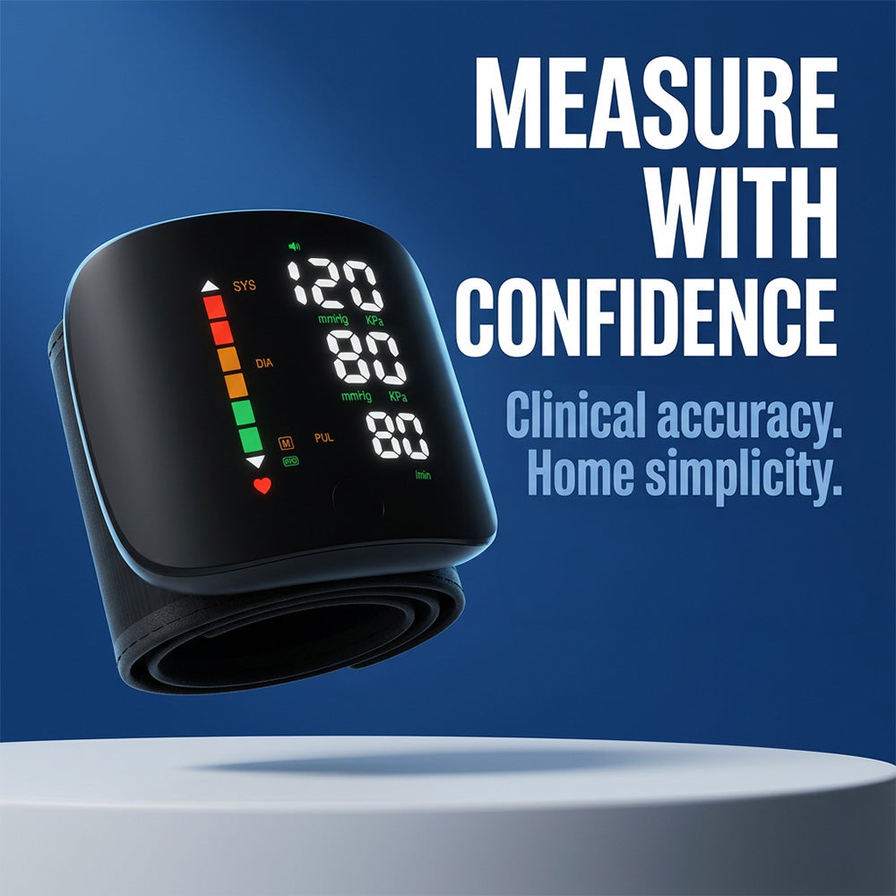 Wrist blood pressure monitor