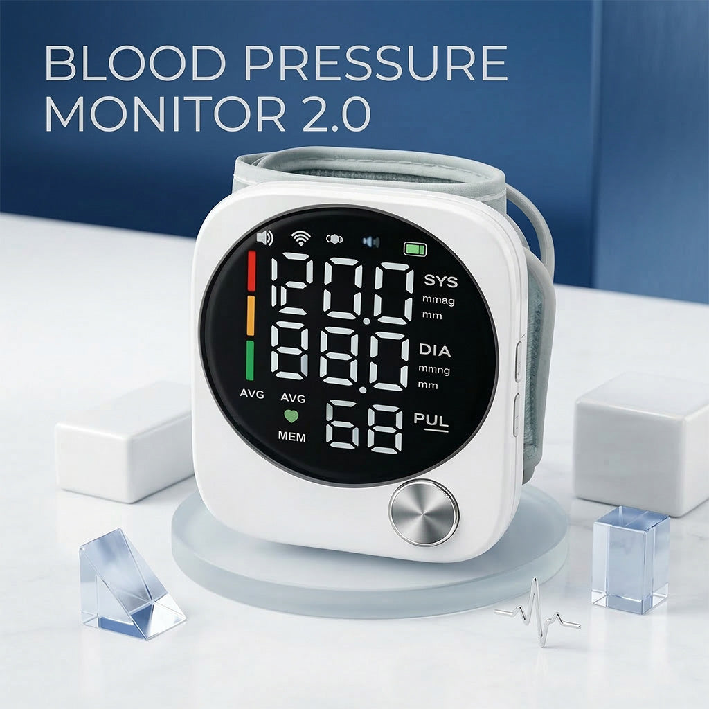 Wrist Blood Pressure Monitor 2.0