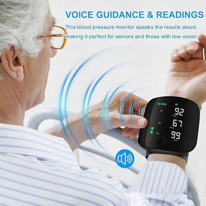 Wrist blood pressure monitor