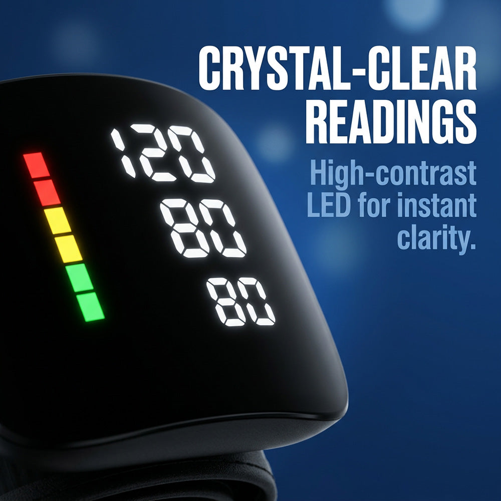 Wrist blood pressure monitor